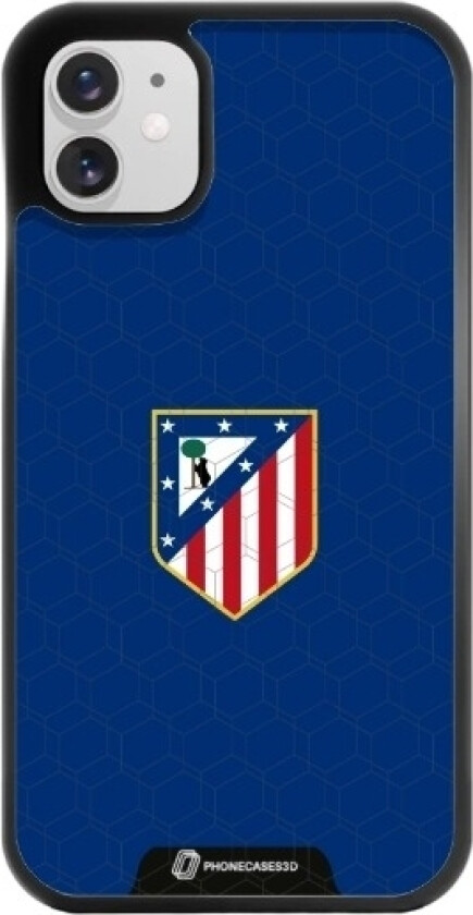 iPhone 11 Atlético de Madrid 3D mobildeksel, svart
