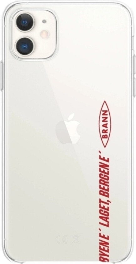 iPhone 11 Brann SK Clear case -mobildeksel, hvit