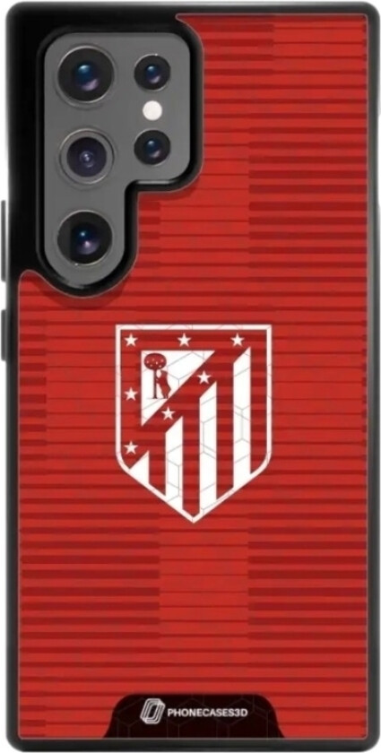 Samsung Galaxy S25+ Atlético de Madrid 3D mobildeksel, svart