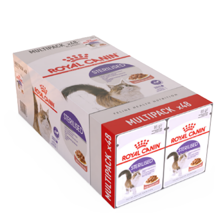 Bilde av Feline Sterilised Gravy Multipack x 48 - Katt - Kattefôr - Våtfôr - Royal Canin