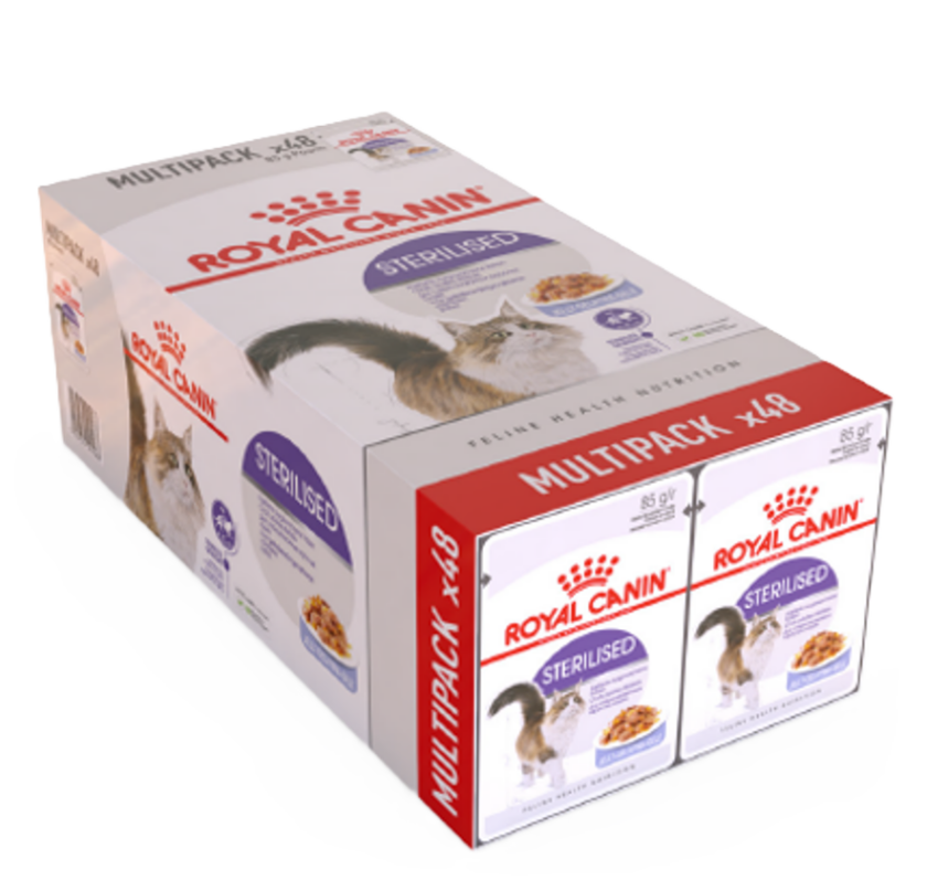 Bilde av Feline Sterilised Jelly Multipack x 48 - Katt - Kattefôr - Våtfôr - Royal Canin