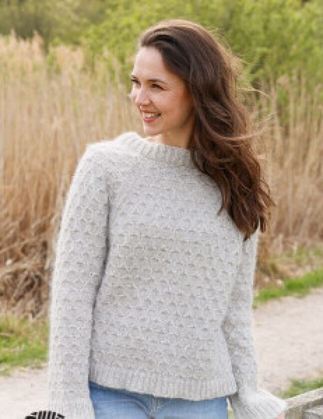Northern Mermaid Sweater by DROPS Design - Genser Strikkeoppskrift str - XXX-Large