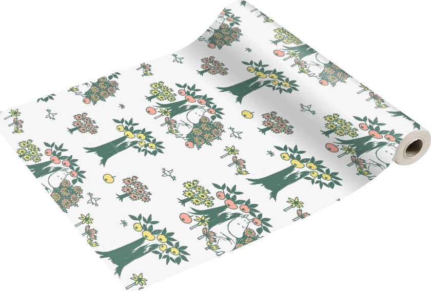 Moomin Tablerunner Päiväuni - White - 0.4X4.8M