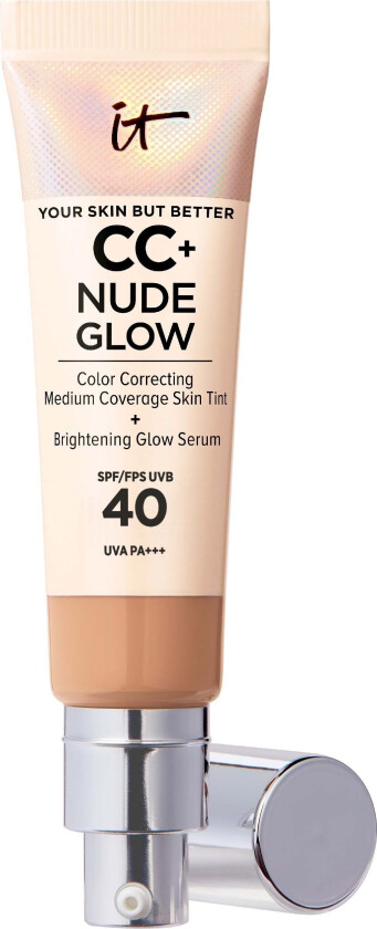 Bilde av It Cosmetics CC+ Nude Glow SPF40 09 Medium Tan 32ml