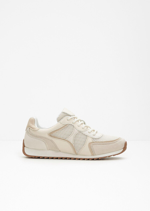Chunky sneakers med mesh-innfellinger