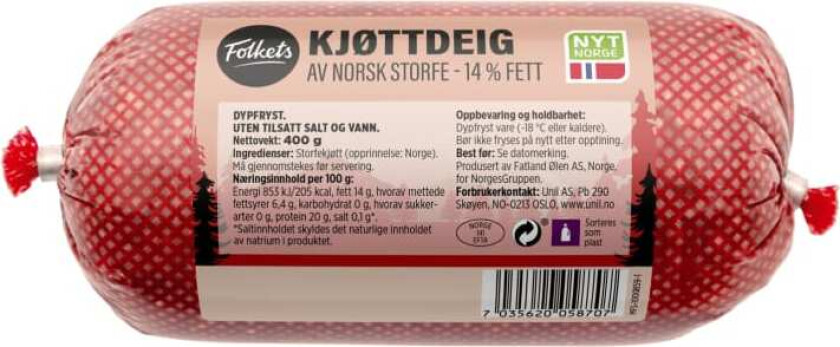 Kjøttdeig Snabb 400g
