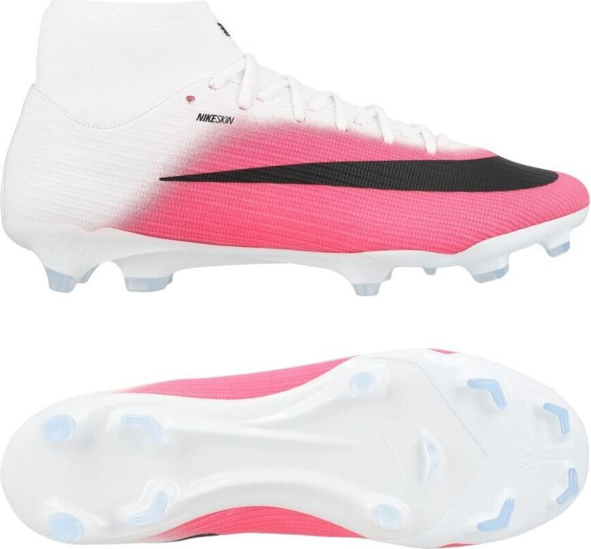 Mercurial Superfly 11 Academy Mg Breakout - Rosa/hvit/svart, størrelse 37½