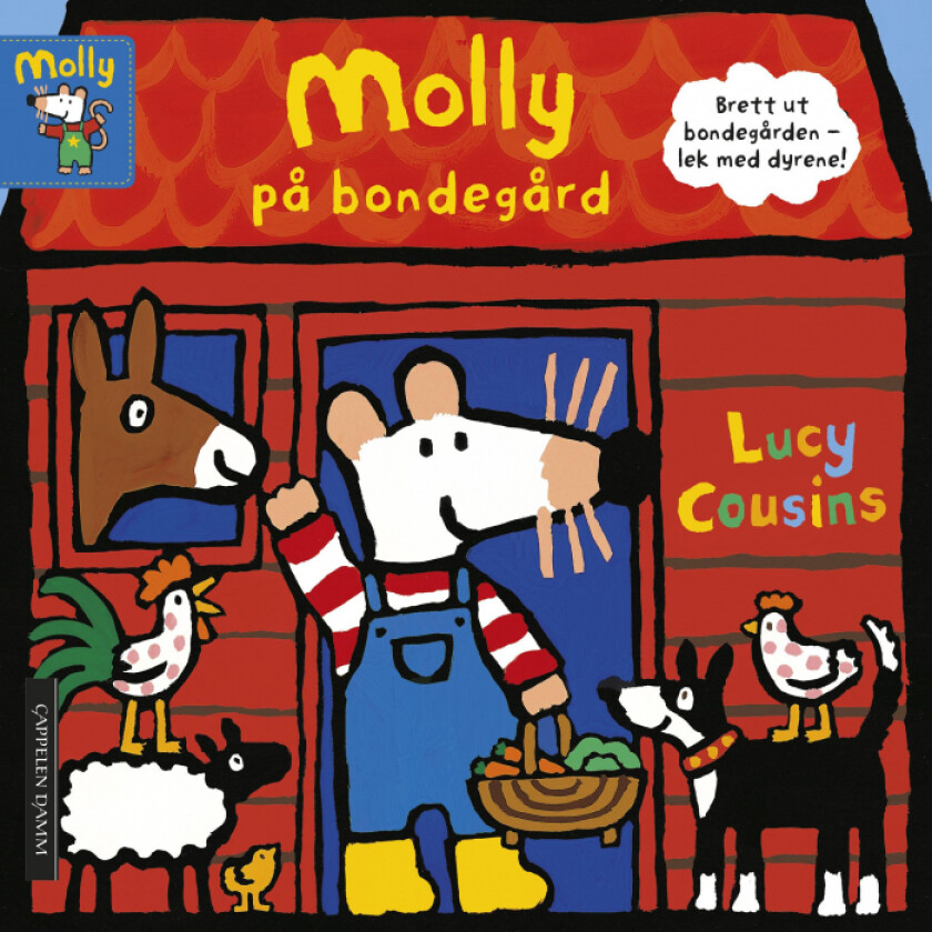 Molly på bondegård av Lucy Cousins