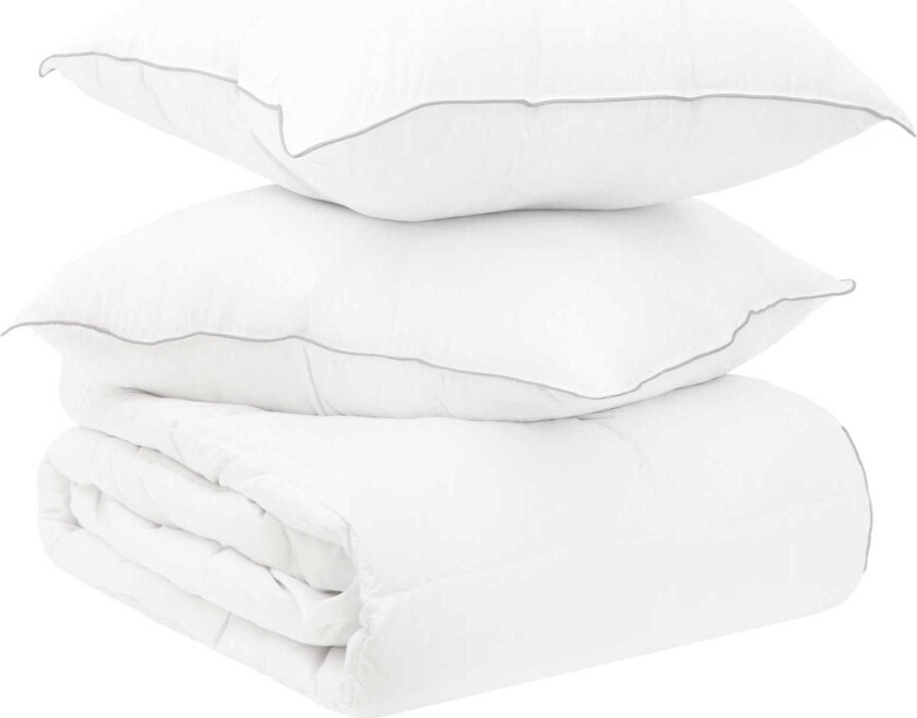 Dyne Sett med pute 2 pcs Hvit Bambusfiber