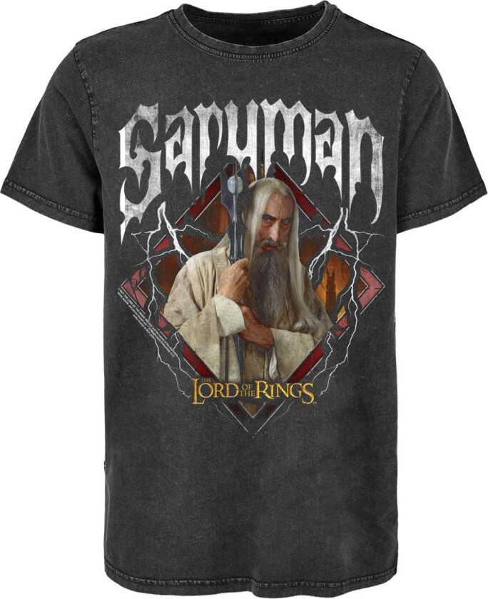 T-skjorte - Saruman Band - S til XXL - Herrer - svart