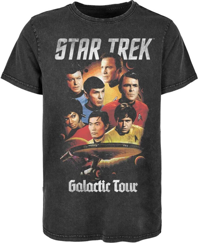 T-skjorte - The Original Series - Galactic Tour - S til XXL - Herrer - svart