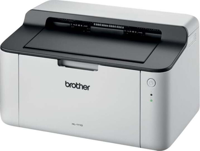 HL-1110 - Skriver - S/H - laser - A4/Legal - 2400 x 600 dpi - inntil 20 spm - kapasitet: 150 ark - USB 2.0 - grå, svart