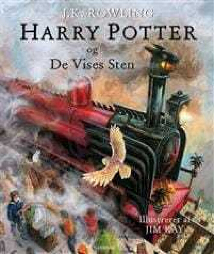 Harry Potter Illustreret 1 - Harry Potter og De Vises Sten J. K. Rowling Språk: Dansk