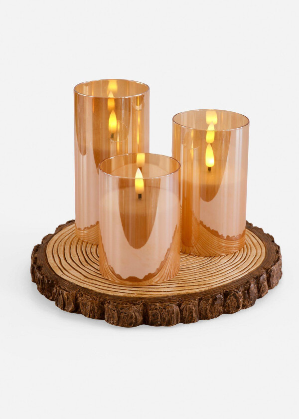 LED-kubbelys (3-delt sett)