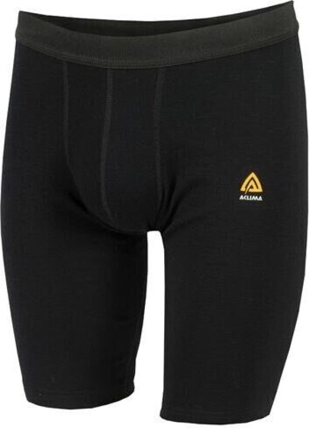 WarmWool Long Shorts, M's, Jet Black XS