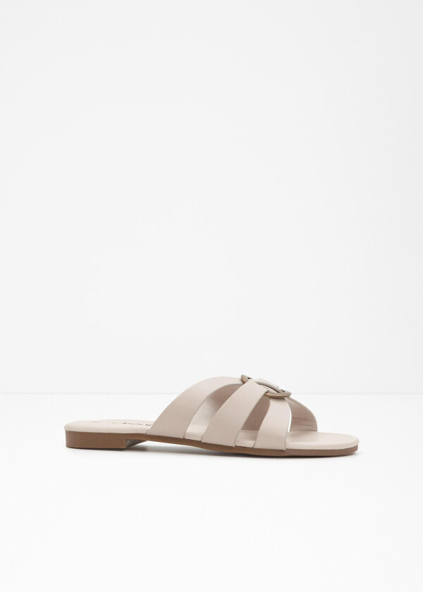 Slip-in sandaler med dekorativ ring