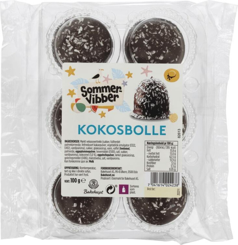 Flødebolle med Kokos