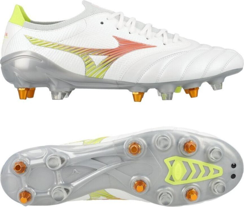 Morelia Neo Iv Beta Made In Japan Sg Prism - Hvit/oransje/evening Prim - Vått Gress (Sg), størrelse 42½