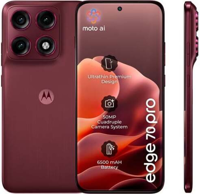 Edge 70 Pro 512GB/12GB - PANTONE Zinfandel