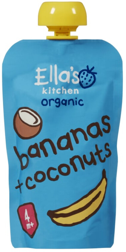 Banan&Kokos Økol 4mnd 120g