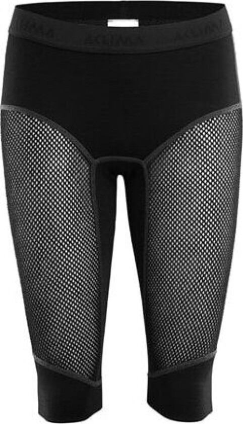 WoolNet Long Shorts Women XS, Jet Black