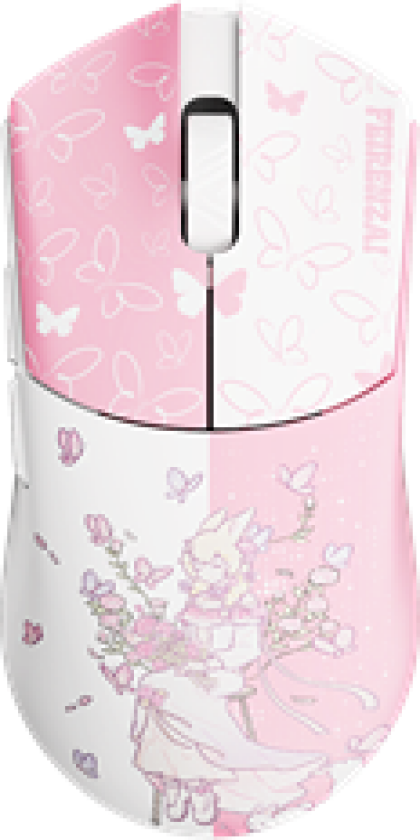 BEAST G Max Wireless X FEIRENZAI - Pink (Limited Edition) - Gaming mus - Optisk - 5 - Rosa