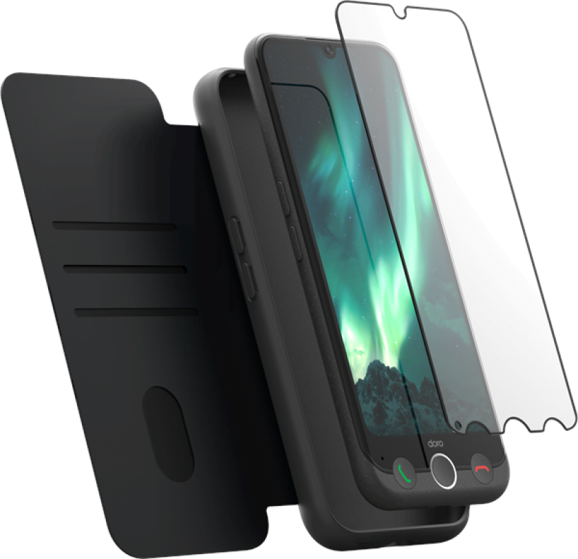 Aurora A31 Plus 128GB/6GB - Graphite (A31 Incl. Wallet Case & Protective Glass)