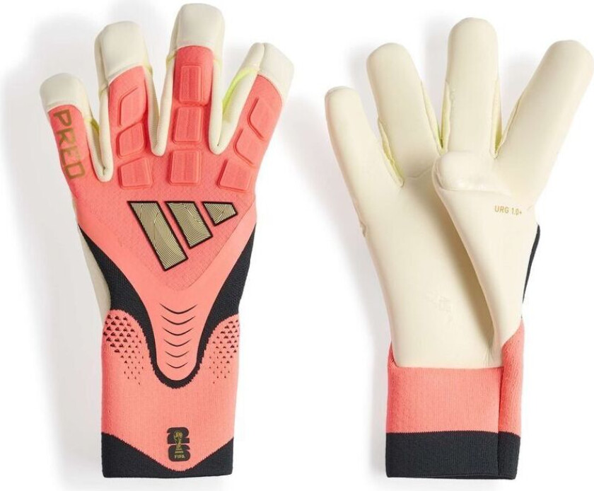 Keeperhansker Predator Pro Hybrid Pc Road To Glory - Solar Turbo/off White/gull Metallisk, størrelse 8