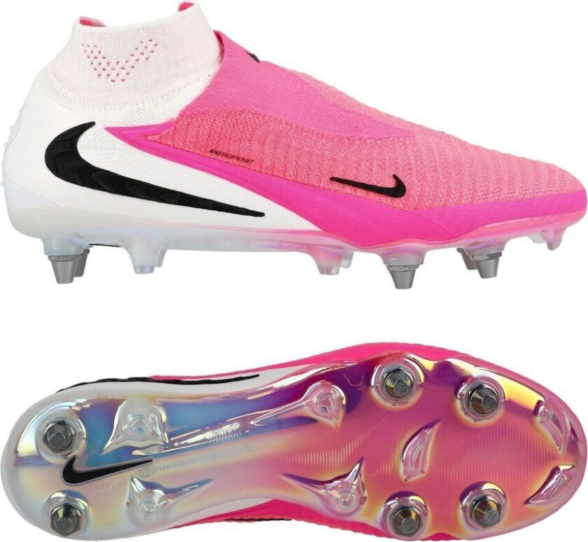 Phantom 6 Elite High Cut Sg-pro Player Edition Breakout - Rosa/hvit/svart - Vått Gress (Sg), størrelse 43