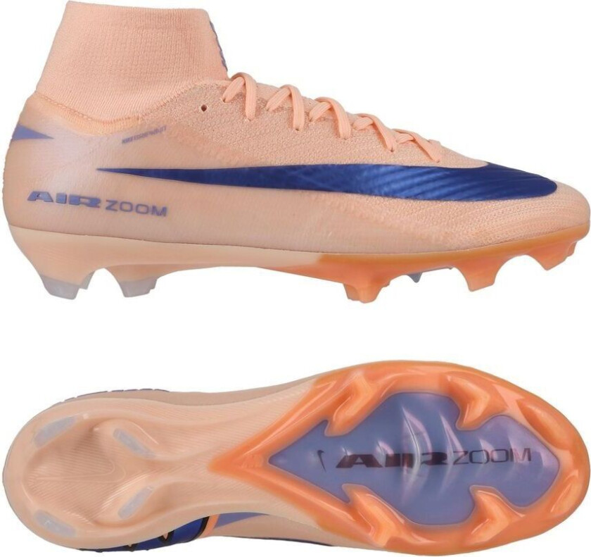 Air Zoom Mercurial Superfly 10 Elite Fg Showtime - Oransje/kongelig Puls - Gress (Fg), størrelse 38½
