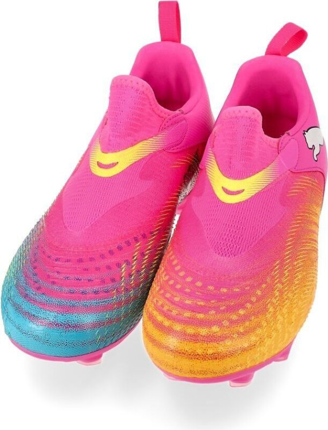 Future 9 Match Laceless FG/AG Showtime - Poison Pink/Solstrøm/Bright Aqua/ White Barn, størrelse 35