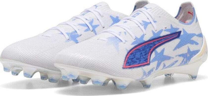 Ultra 6 Ultimate FG Christian Pulisic X Kidsuper - White/Pink Lilac/Dusky Blue LIMITED EDITION FORHÅNDSBESTILLING - Gress (FG), størrelse 40½