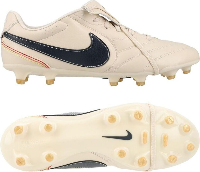 Tiempo Ligera Pro Fold-over Tongue FG R10 - Perlehvit/Mørk Obsidian LIMITED EDITION - Gress (FG), størrelse 47