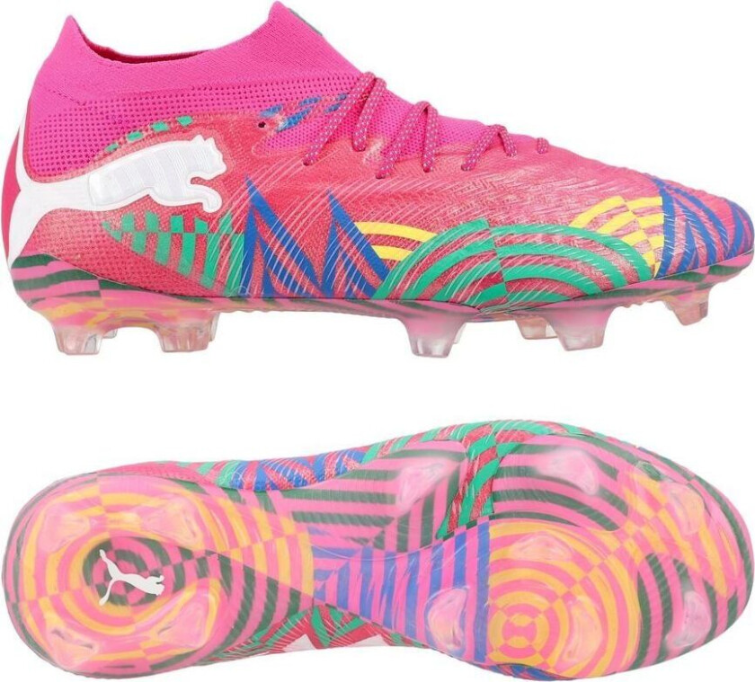 Future 9 Ultimate FG Mexico City Edition - Ravish/Gressgrønn/Racing Blue/Yellow Blaze - Gress (FG), størrelse 38