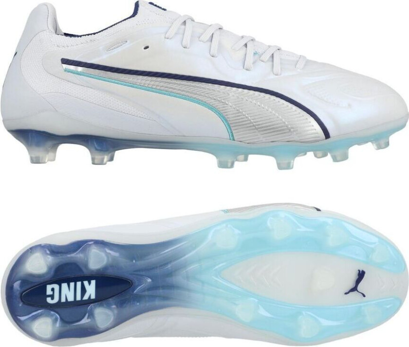 King 20 Ultimate Fg/ag Dreamrush - Silver Mist/blue Jewel/vibrant Blue Kvinner, størrelse 38