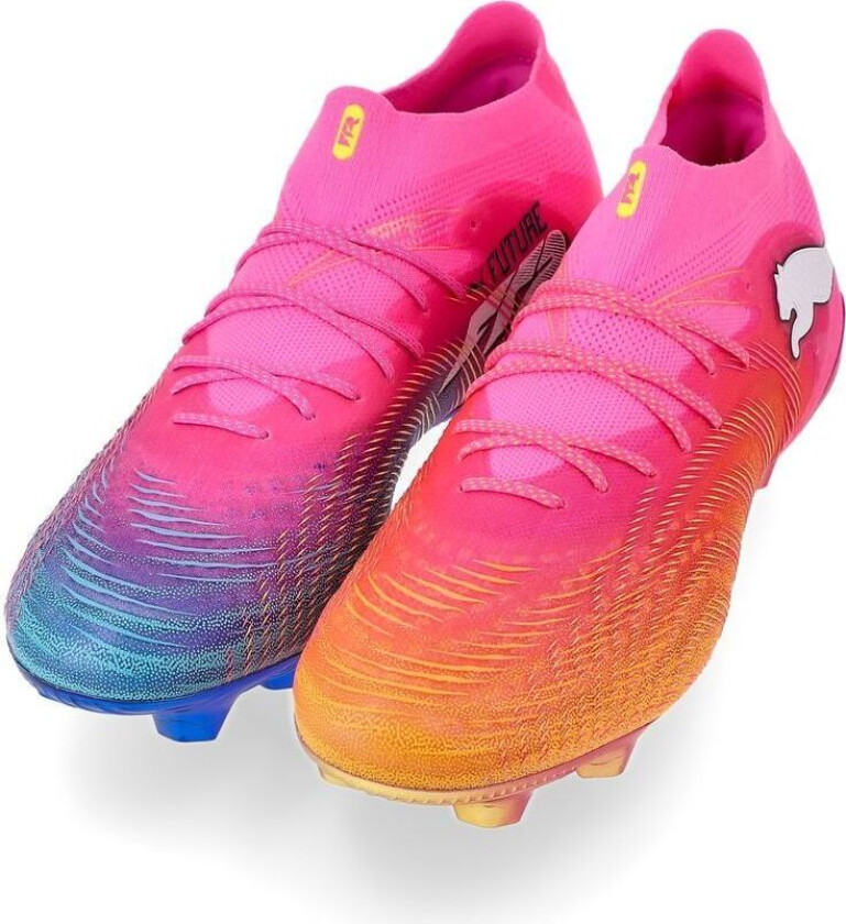 Future 9 Ultimate FG Showtime - Poison Pink/Solstrøm/Bright Aqua/ White - Gress (FG), størrelse 41