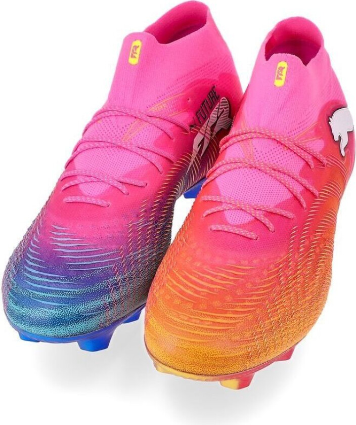 Future 9 Ultimate FG Showtime - Poison Pink/Solstrøm/Bright Aqua/ White Kvinner - Gress (FG), størrelse 41