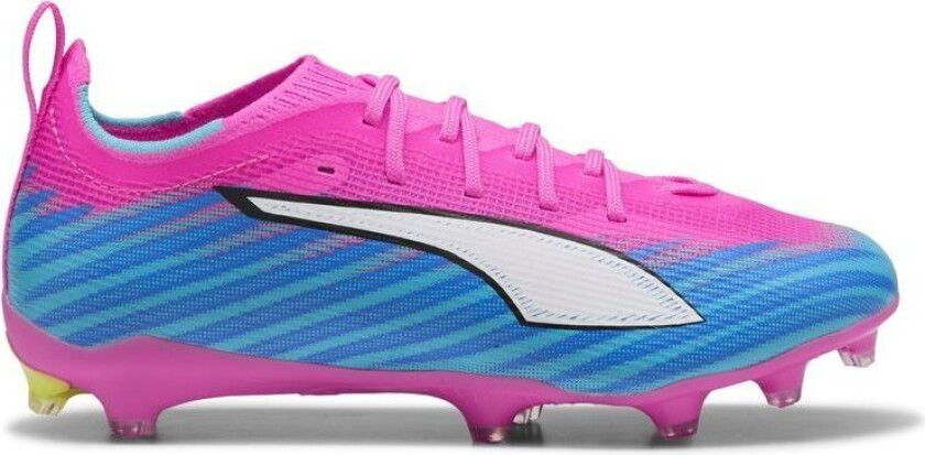 Ultra 6 Pro FG/AG Showtime - Poison Pink/ White/Solstrøm/Bright Aqua/ Svart Barn FORHÅNDSBESTILLING, størrelse 38