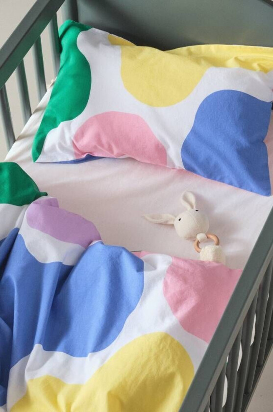 HOLLY MINI sengesett sprinkelseng - økologisk Patchwork-mønster