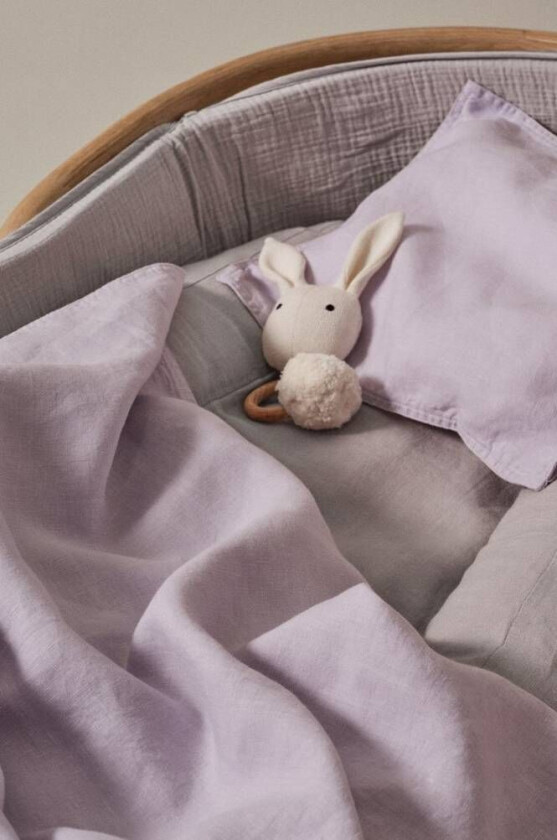 BABY sengesett vogn/vugge Blek lavendel