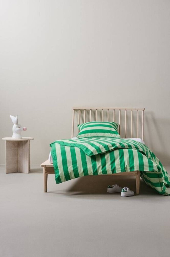 sengesett enkeltseng - økologisk Grønn matt svart