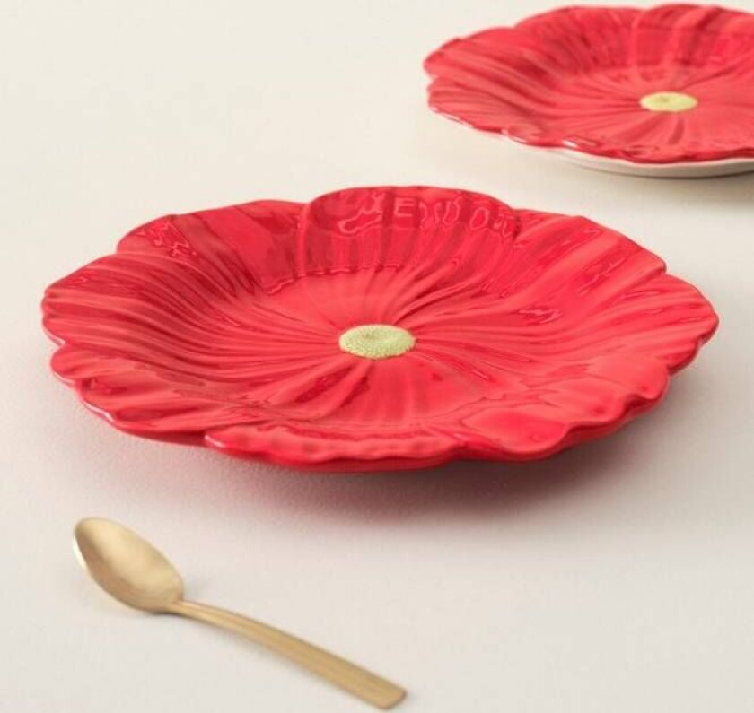 IONE tallerken diameter 26,5 cm 2-pk Rød