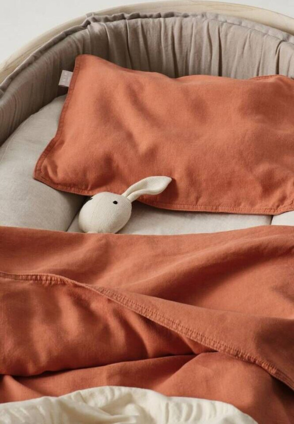 HANNAH BABY sengesett vogn/vugge Brændt orange