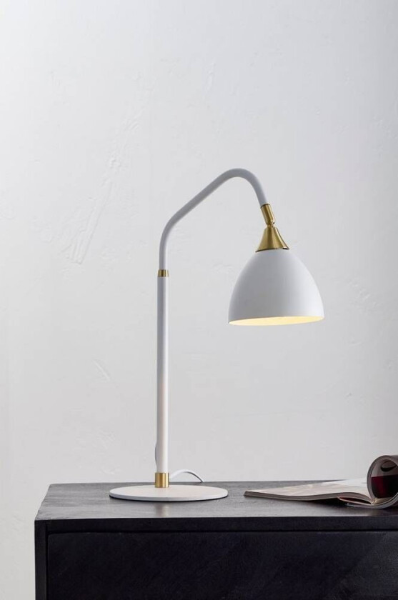 bordlampe Hvit