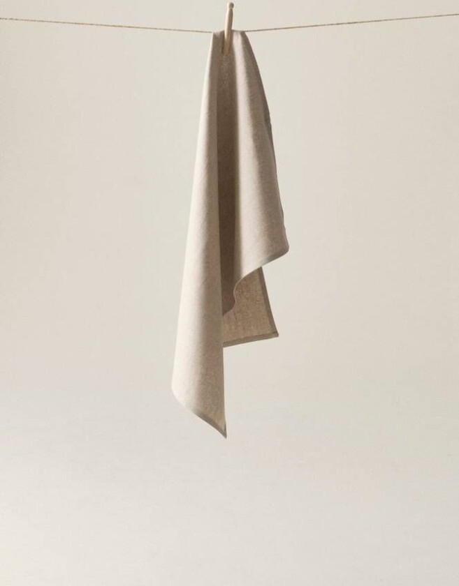 kjøkkenhåndkle 1-pk A121b 100% linen beige