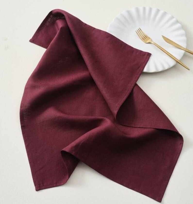 kjøkkenhåndkle 1-pk Vinrød