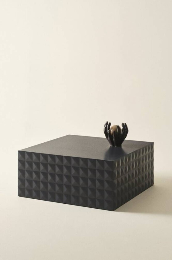 HAGA sofabord 80x80 cm Svart