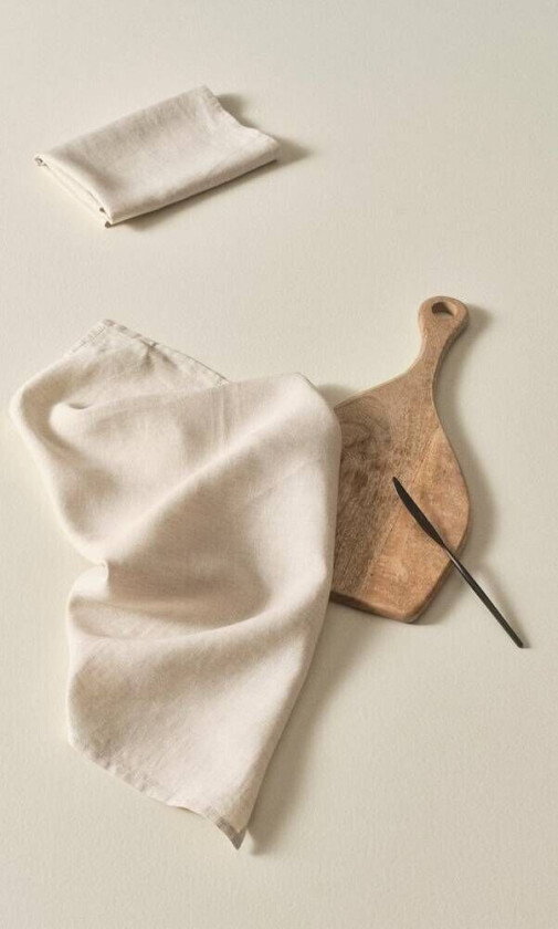 Bilde av kjøkkenhåndkle 2-pk Linbeige