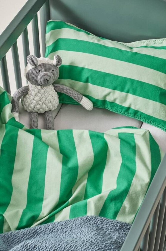 MINI sengesett sprinkelseng - økologisk Grønn matt svart