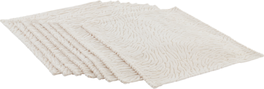 bordbrikke 8-pk Beige
